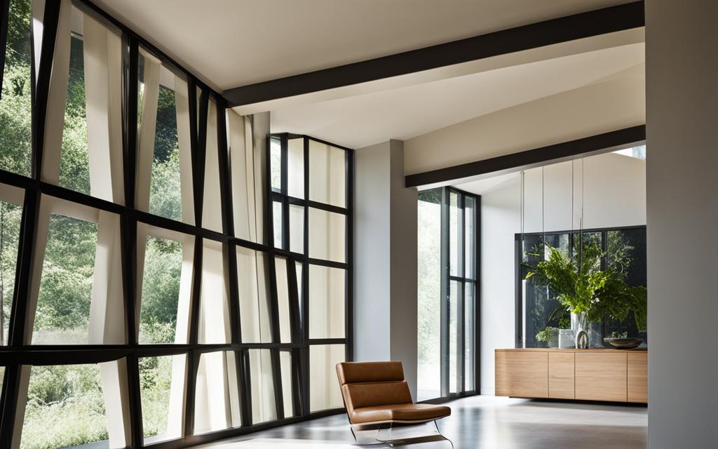 Terraza de casa nueva con cierre eficiente de ventanas termopanel
